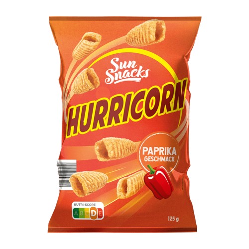 Sun Snacks Hurricorn Paprika 125g 