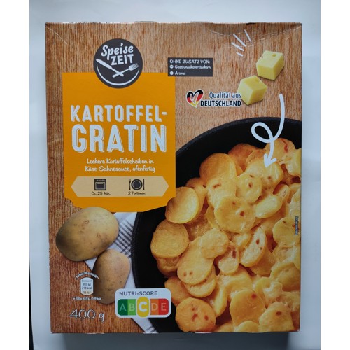Speisezeit Kartoffel Gratin 400g 