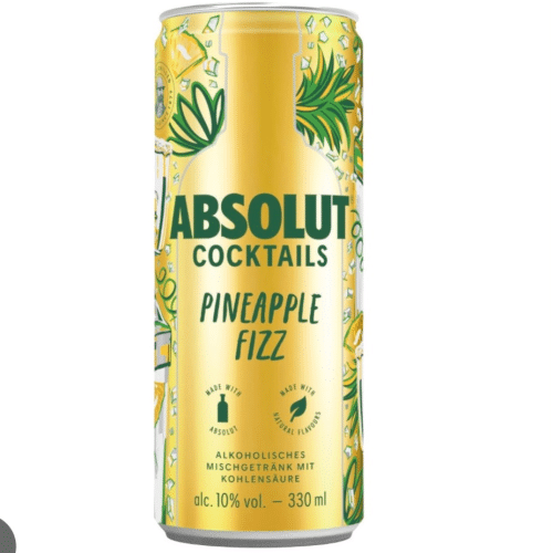 Pernod Absolut Cocktails Pineapple Fizz 0.33l (EINWEG)