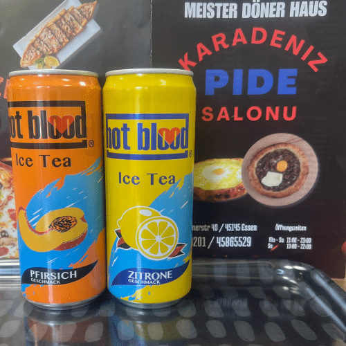 Hot Blood Ice tea Pfirsich 0,33l (EINWEG)