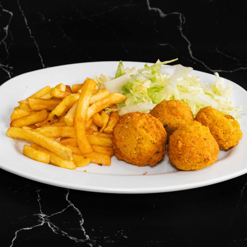 Falafel Teller mit Pommes oder Reis