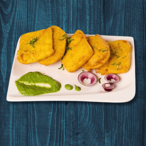 Paneer Pakora (5 Stück, vegetarisch)