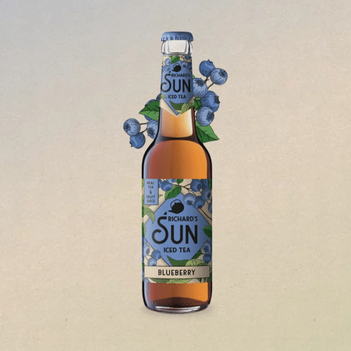 Richard's Sun Eistee Blueberry 0,33l (MEHRWEG)