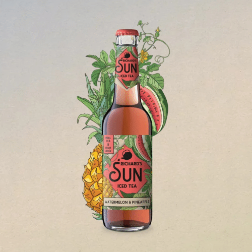 Richard's Sun Eistee Watermelon & Pineapple 0,33l (MEHRWEG)