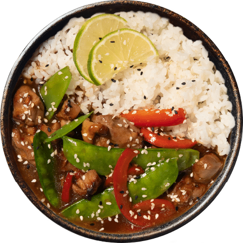 Honey Ginger Chicken Hot Bowl