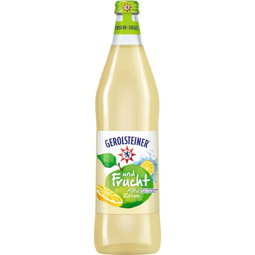 Gerolsteiner und Frucht Apfel-Zitrone 6 x 0.75l (MEHRWEG)
