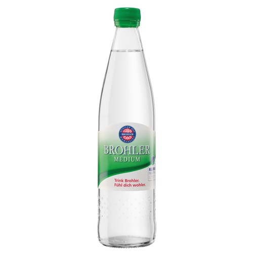 Brohler Mineralwasser Medium 12 x 0.75l (MEHRWEG)