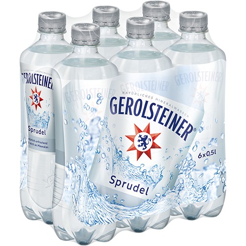 Gerolsteiner Sprudel 6 x 0.5l (EINWEG)