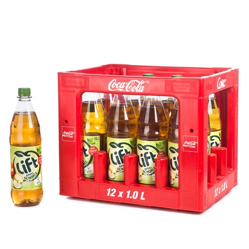 Lift Apfelschorle PET 12 x 1.0l (MEHRWEG)