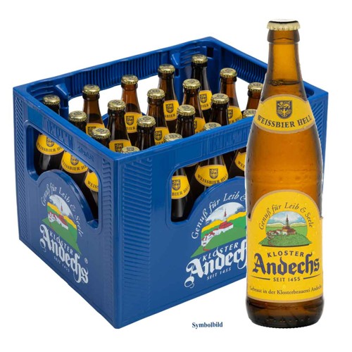 Andechser Weissbier Hell 20 x 0.5l (MEHRWEG)