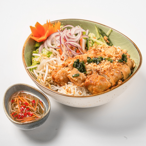 Bún - Chả Giò Việt Nam / Frühlingsrollen mit-Schwein