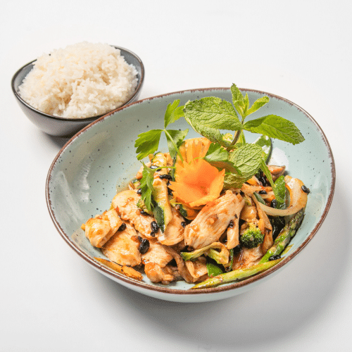 Đậu Đen / Schwarz Bohnen - Gà / Hühnerfilet