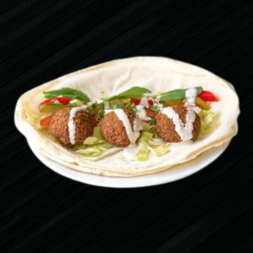 Falafel im Arabischen Brot
