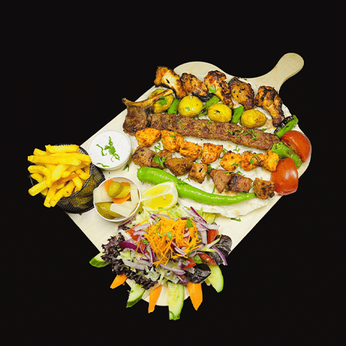 Flamme Teller (2 Personen)