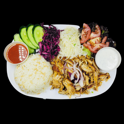 Shawarma Teller Reis
