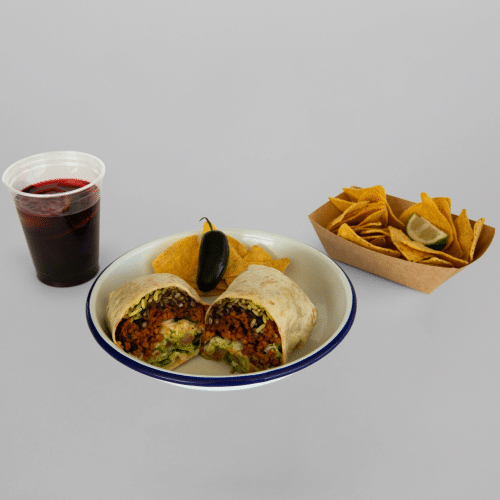Burrito Pollo al Pastor Menü