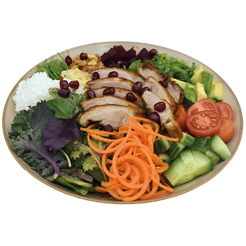 Gebratene Ente-Bowl