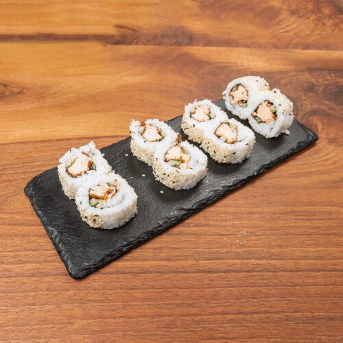 Lachsspieße Rolle