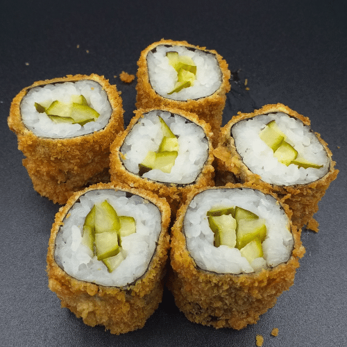 Crispy Kappa Maki (6 Stück, vegetarisch)