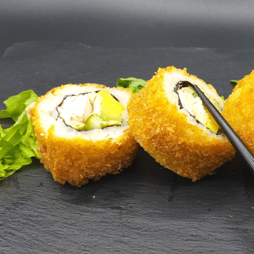 Crispy Tempura und Avocado (8 Stück)
