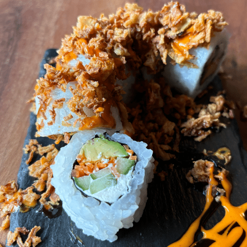 Frischkäse Crunchy Rolle