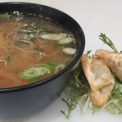 Gemischte Gemüsesuppe (vegetarisch)
