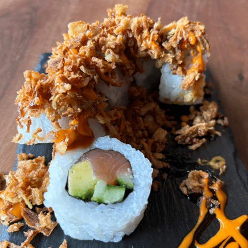 Lachs Crunchy Rolle