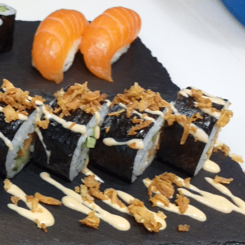 Sushi Amara Spezial Futo Maki-Teller