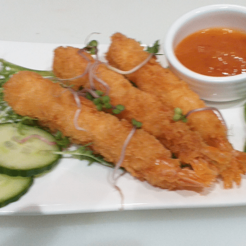 Tempura Garnelen frittiert (3 Stück)