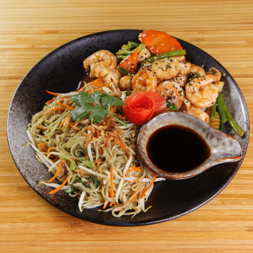 Garnelenufo - Teriyakisauce