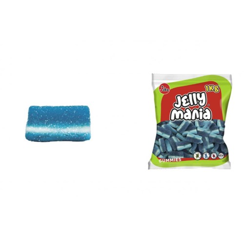 Jake Sour Blue Raspberry Wedges  Halal 1000g