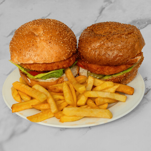 Chicken Burger Combo Menü