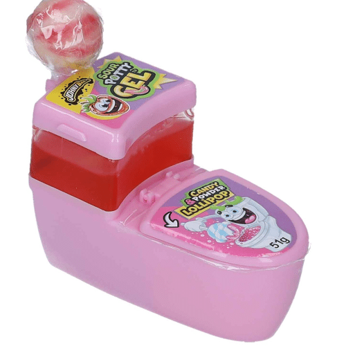 Johny Bee Sour Potty Gel Candy Powder & Lollipop 51g