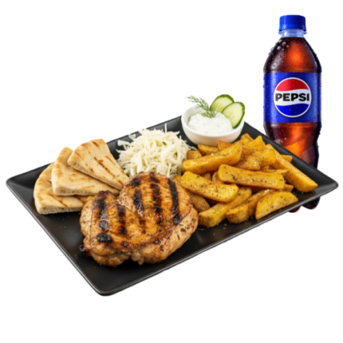 Gegrillter Hähnchenschenkel ohne Knochen