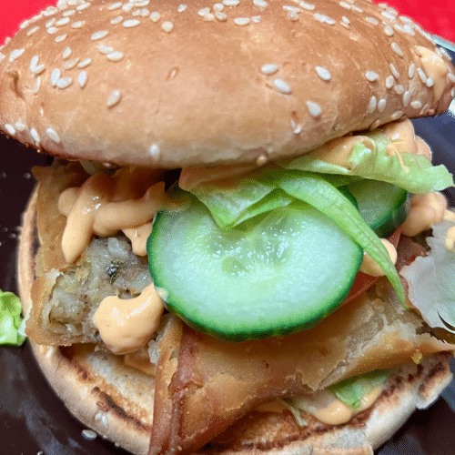 Mittagsmenü - Samosa Burger