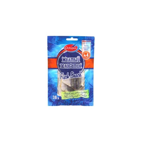 Octopus Snack aus Goldband-Selar getrocknet 36g