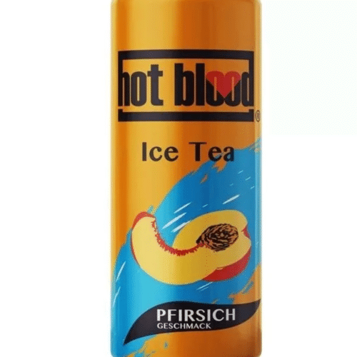 Hot Blood Ice Tea Pfirsich 0,33l (EINWEG)