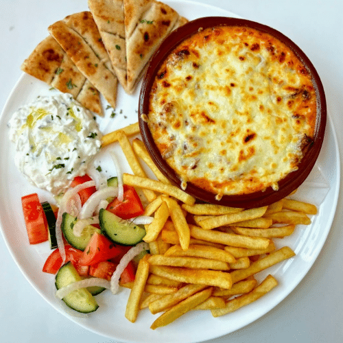 Gyros überbacken