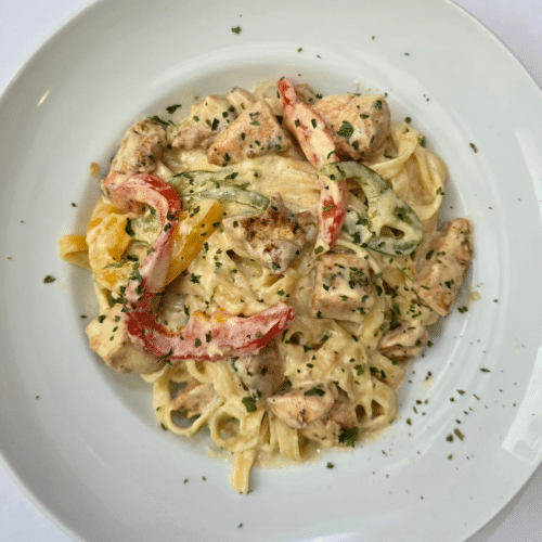 Tagliatelle mit Hähnchen