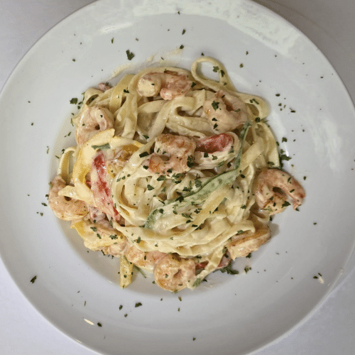 Tagliatelle mit Scampi