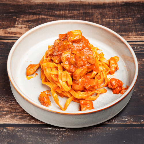 Fettuccine Thunfisch-amatriciana