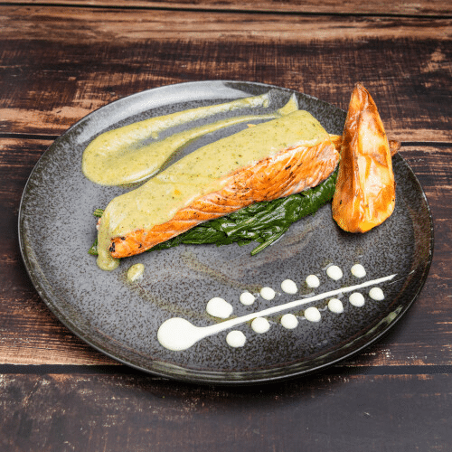 Lachs Zucchinicreme