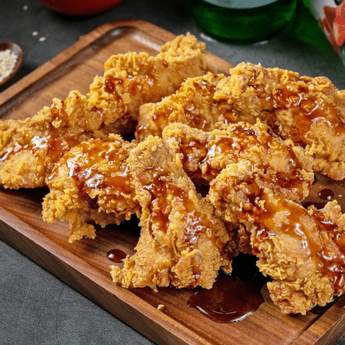 Korean Fried Chicken (Knoblauch)