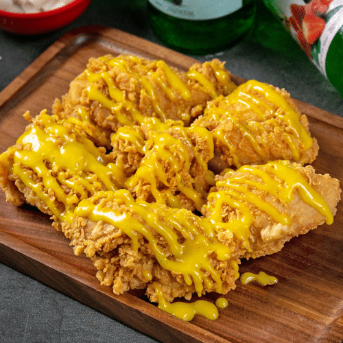 Korean Fried Chicken (Honig-Senf)
