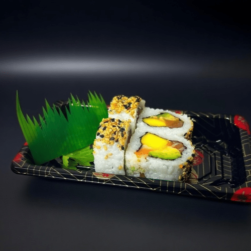 O8. Lachs-Mango Roll (8 Stk.)