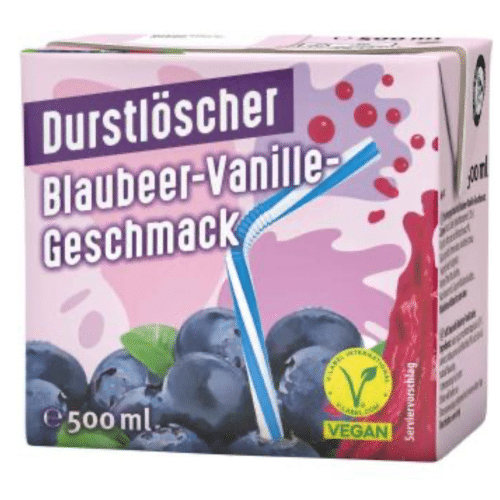 Durstlöscher Blaubeer-Vanille-Geschmack 0.5 l (pfandfrei)