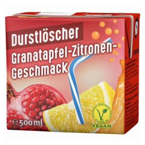 Durstlöscher Granatapfel-Zitrone 0,5l (pfandfrei)