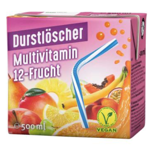 Durstlöscher Multivitamin 15 Frucht 0,5l (pfandfrei)