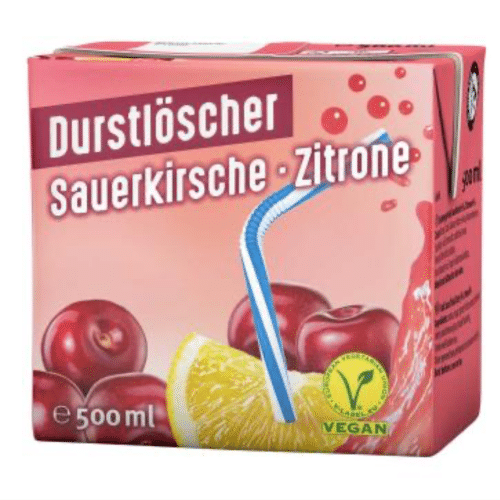 Durstlöscher Sauerkirsch-Zitrone 0,5l (pfandfrei)