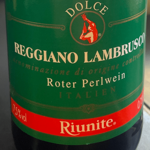 Lambrusco Roter Wein